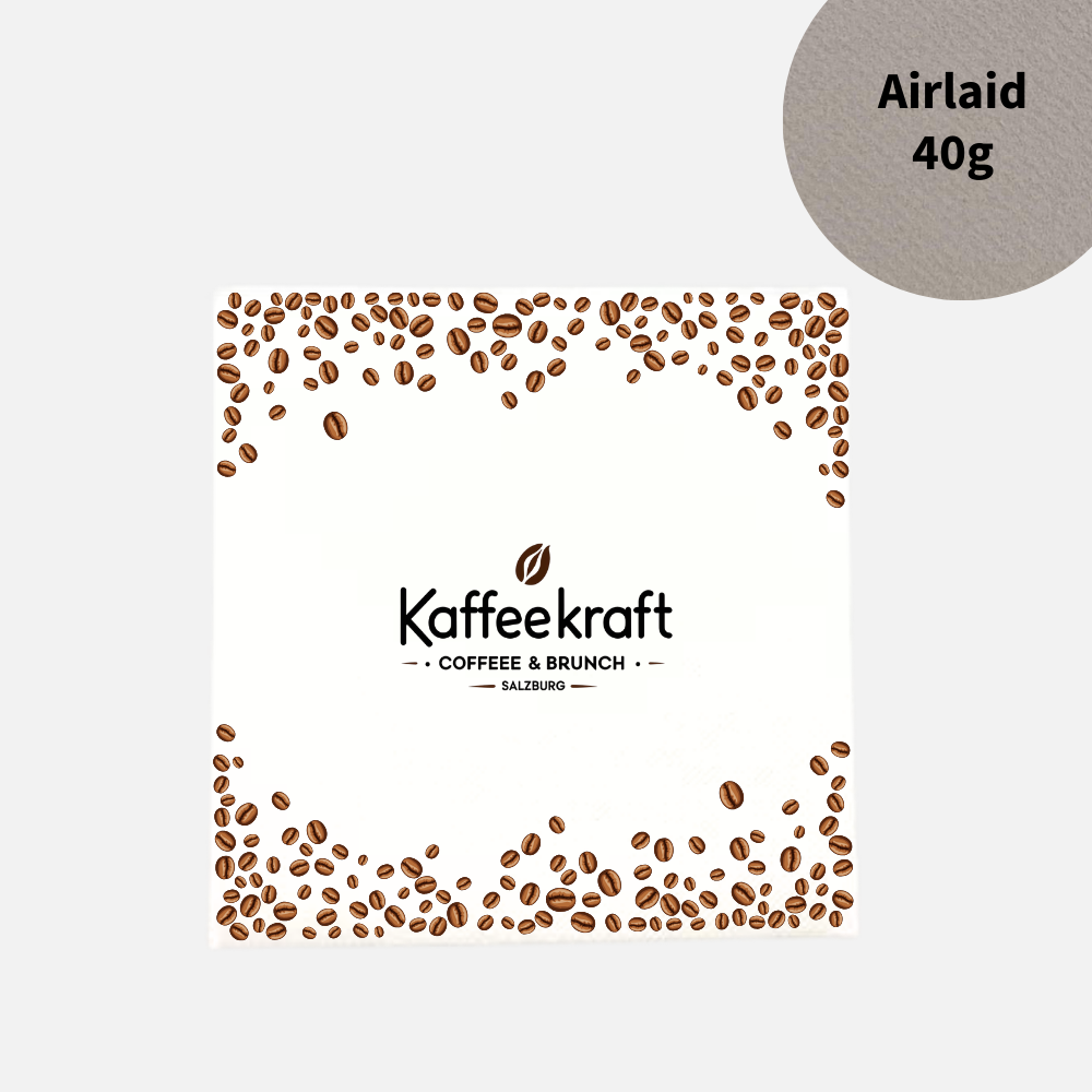 Serviette Airlaid Eco 1/4 Falz, weiß